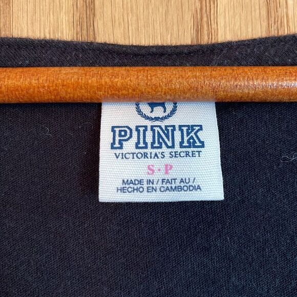 VICTORIA'S SECRET PINK Tie Front Logo Tee - Picture 6 of 9